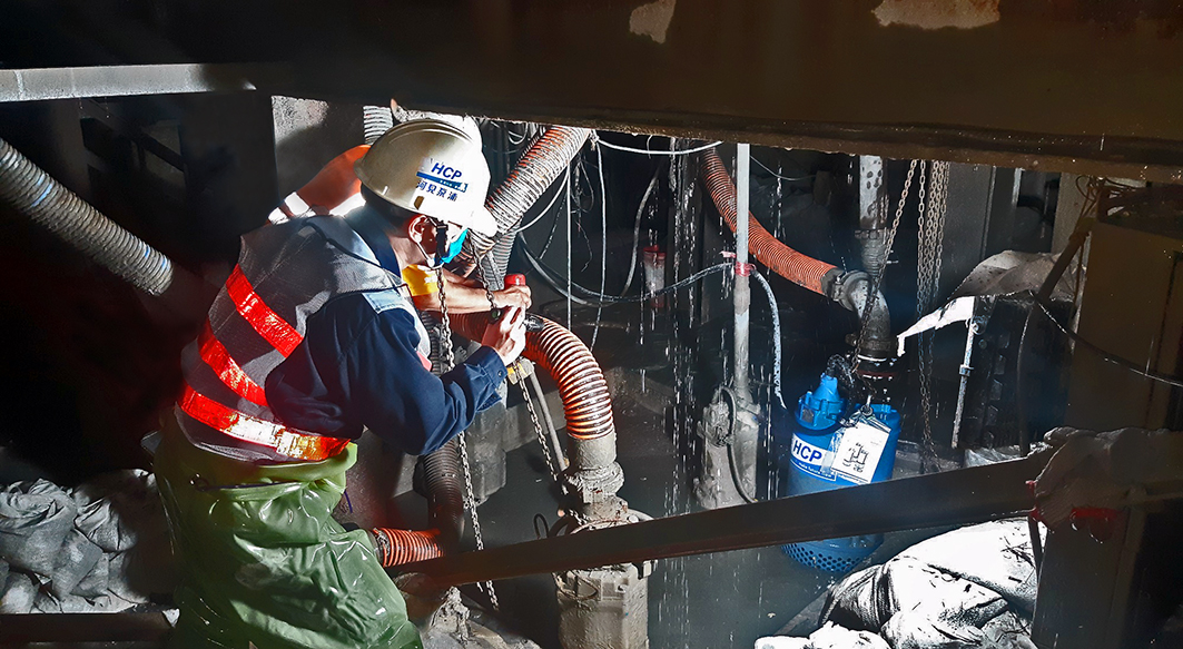 MRT Construction Dewatering in Taipei, Taiwan